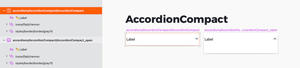 accordion symbol built in sketch library